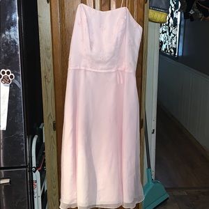 Soft pink formal gown